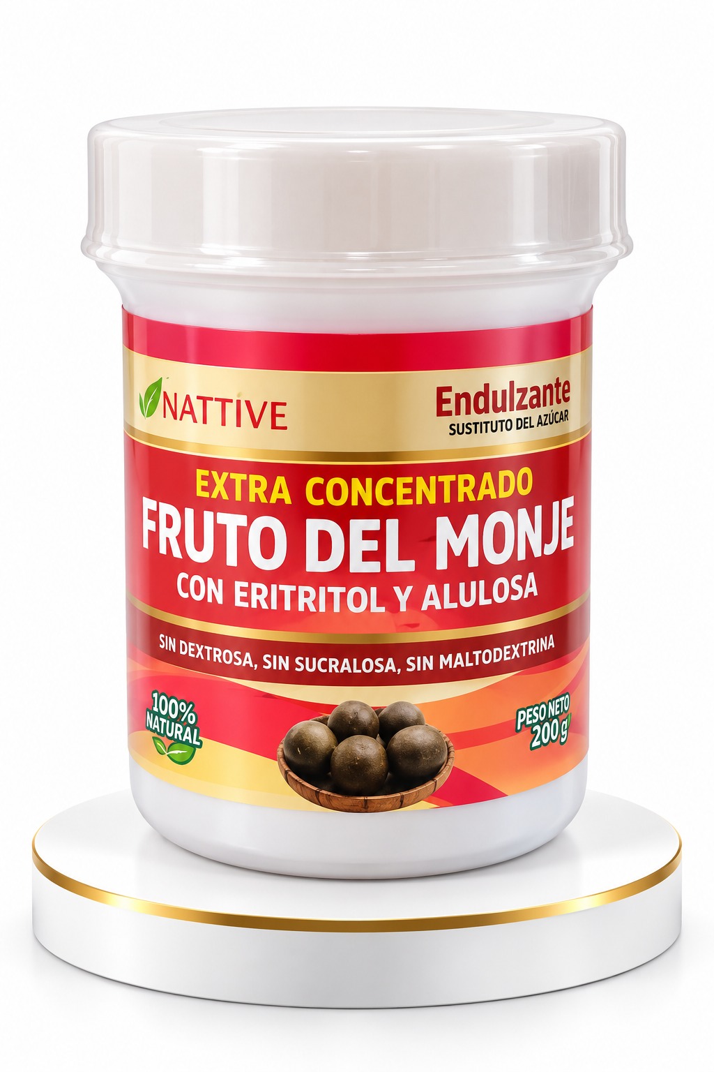 FRUTOS DEL MONJE (ENDULZANTE) X 70GR